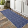 Indoor Modern Washable Geometric Area Rugs for Bedroom Living Room, Soft Non Slip Floor Carpet for Home Office - 3 of 4