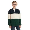 Andy & Evan  Toddler  Color Block Half-Zip Sweater - 3 of 4
