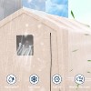 GustoWave 10x15FT Outdoor Portable Storage Shed with Roll-Up Door for Motorcycle, Garden and Tools - 3 of 4