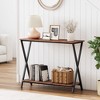 Narrow Console Table – Tier Storage Shelf Sofa Table (for Living Room/Hallway/Bedroom) - 2 of 4
