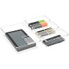 Sorbus Clear Drawer Organizers, Multi-Purpose Bins for Makeup, Vanity Organization, and more - 4 of 4
