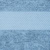 Modern Solid Classic Luxury Cotton 3 Piece Bath, Face, and Hand Towel Set by Blue Nile Mills - 4 of 4