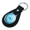 Green Lantern Blackest Night Blue Lantern Logo Black Leather Keychain - 2 of 4