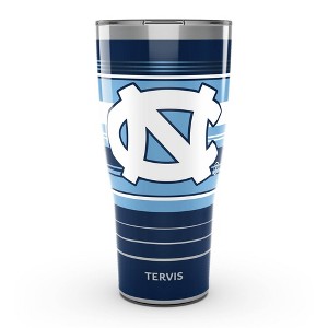 NCAA North Carolina Tar Heels 30oz Hype Stripes Stainless Steel Tumbler - 1 of 4