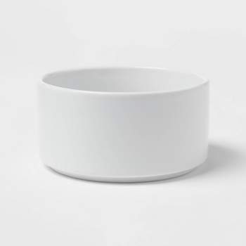 24oz Stoneware Stella Cereal Bowl White - Threshold™