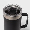 24oz Stainless Steel Camp Mug Black - Embark™ : Target