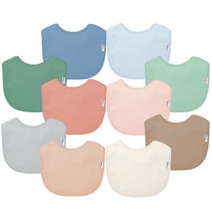 Stay-dry Everyday Bibs (10pk) - 1 of 3