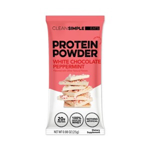 Clean Simple Eats Protein Powder - White Chocolate Peppermint - 0.88oz - 1 of 4
