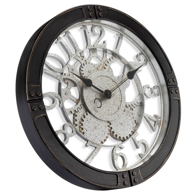 16&#34; Gear Wall Clock with Open See Through Dial - Westclox, 5 of 7