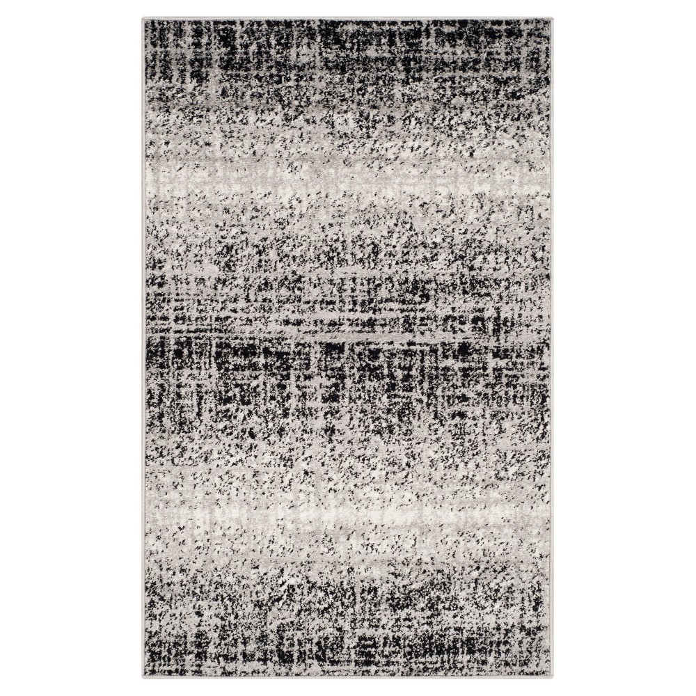 Adirondack Rug - Silver/Black - (3'x5') - Safavieh