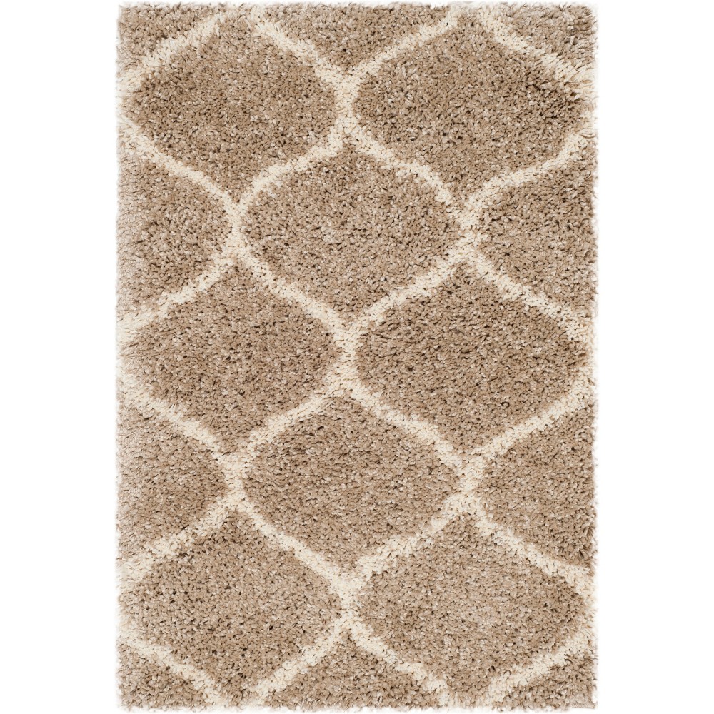  Quatrefoil Design Loomed Accent Rug Beige/Ivory