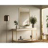 Elegant Lighting Contour Metal Rectangle Mirror 28x42 in Brass - 3 of 4