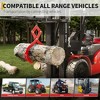 Log Lifting Tongs, Serrated Claw Hook Log Tongs, Heavy Duty Steel Swivel Dragging Tong with Handles for Tractors, Trucks, Forklifts - 4 of 4