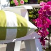 TopComfy Support Pillow Outdoor and Indoor Stripe Pillow with Weather Resistant Fabric for Patio, Green, 17"*17"*10" - 4 of 4