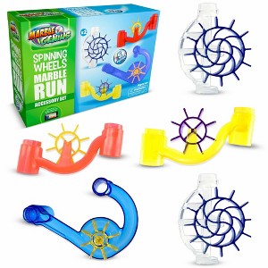 Marble Genius 5 Piece Spinning Wheels Marble Run Accessory Add-On Set for Kids Ages 4+ - 1 of 4