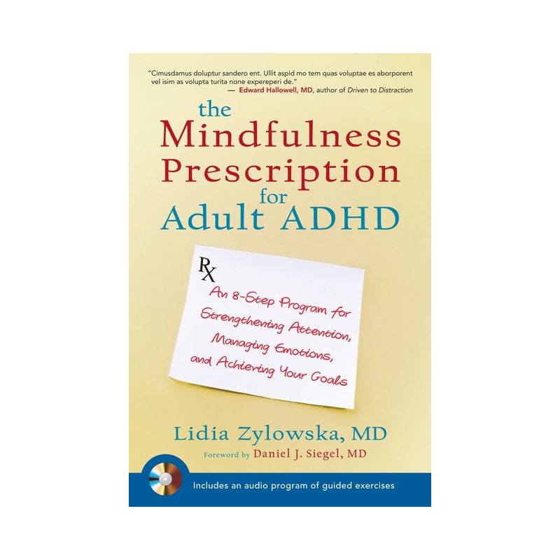 The Mindfulness Prescription for Adult ADHD - by  Lidia Zylowska (Mixed Media Product), 1 of 2