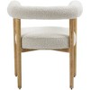 Meridian Furniture,Hyatt Boucle Fabric Dining Chair - 2 of 4