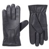 Isotoner Men's Faux Leather Gloves - 2 of 3