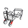 Vynxaria Folding Wagon Garden Shopping Beach Cart (Blue colour) - 3 of 4