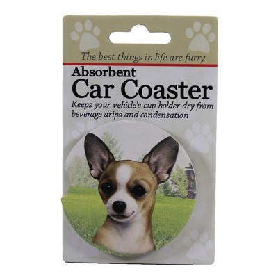 Car Coaster 2.5" Chihuahua Car Coaster Absorbant E & S Pet  -  Coasters