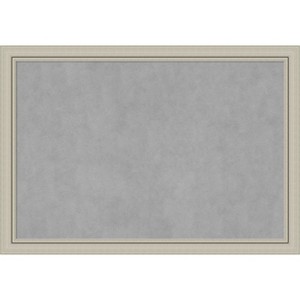 Amanti Art Romano Silver Narrow Framed Magnetic Board 40 x 28 in. - 1 of 4