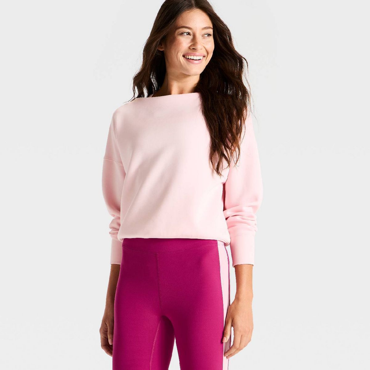 Women's Airy Sleek Boatneck Sweatshirt - All In Motion™ - thumbnail 10