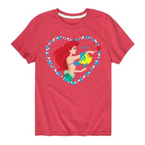 Girls' - Disney Princess - Ariel Short Sleeve Graphic T-Shirt - 1 of 4