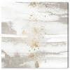 12" x 12" Sun and Rain Abstract Unframed Canvas Wall Art in White - Oliver Gal: Modern Decor, Digital Print - 2 of 4