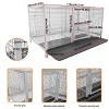 Artloge Large Heavy Duty Coop House Anti-rust Stainless Steel Chicken Rabbit Small Bunny Cage Chicken House with Removable Tray & Waterproof Cover - 3 of 4