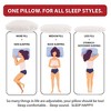 Core Products Adjust-A-Loft Fiber Adjustable Comfort Pillow with Cooling Memory Foam Insert, Standard Size - 4 of 4