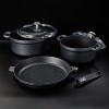 BergHOFF GEM 5Pc Nonstick Cookware Set, Black - image 4 of 4