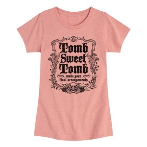 Girls' - Disney - Haunted Mansion Parks Attraction Fitted Short Sleeve Graphic T-Shirt - 1 of 4