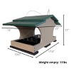 JCS Wildlife Large Poly Hopper Bird Feeder  - Mounting Pole Bundles Available! - 2 of 4