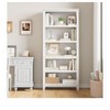 5 Tier Wooden Bookcase Farmhouse Rustic Bookshelf Storage for Living Room Bedroom Home Office - 4 of 4
