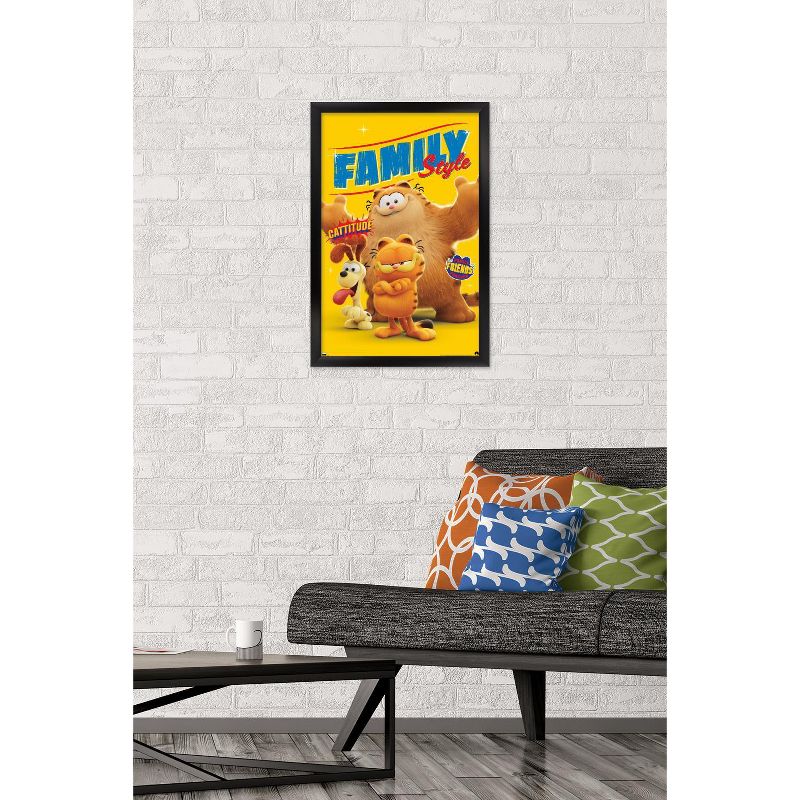 Trends International The Garfield Movie - Family Style Framed Wall Poster Prints, 2 of 7