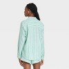 Women's Long Sleeve Linen Relaxed Fit Collared Button-Down Shirt - Universal Thread - image 2 of 3