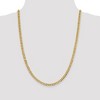 Black Bow Jewelry 4.75mm 14K Yellow Gold Solid Lightweight Flat Curb Chain Necklace - 2 of 4