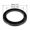 Unique Bargains Plastic 3.08inch ID Car Hub Centric Rings Wheel Bore Center Spacer Black 4 Pcs - 2 of 4