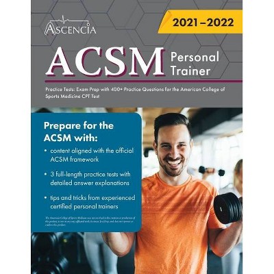 ACSM Personal Trainer Practice Tests - by  Ascencia (Paperback)