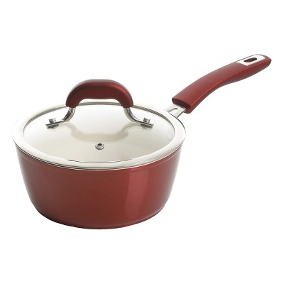 Kenmore Arlington Aluminum Ceramic Coated Nonstick Cookware Set in Metallic Red, 4 of 11