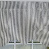RLF Home 100% Cotton Seersucker Regal With Poly/Cotton Ivory lining Rod Pocket Valance 50" x 16" Black - 4 of 4