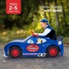 Sonic the Hedgehog 6V Grand Prix Kids Ride on Car Rechargeable Battery, Hood Storage, 1.9mph Speed - Exciting Ride On Toys for Children Ages 3 and Up - image 3 of 4