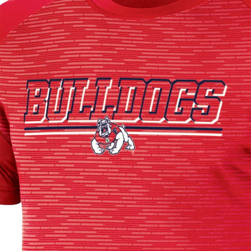 NCAA Fresno State Bulldogs Men&#39;s Poly T-Shirt, 3 of 4