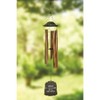 Manual Woodworkers and Weavers Inspirational Wind Chime, A Still Small Voice, 30 Inches Tall, Bronze-Tone Spiritual Chime with Uplifting Message - 3 of 3