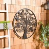 31.5" Tree Of Life Indoor/Outdoor Wall Art  - Safavieh - 2 of 4