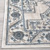 Classic Medallion Polypropylene Beige Indoor Runner Rug by Blue Nile Mills - 3 of 4