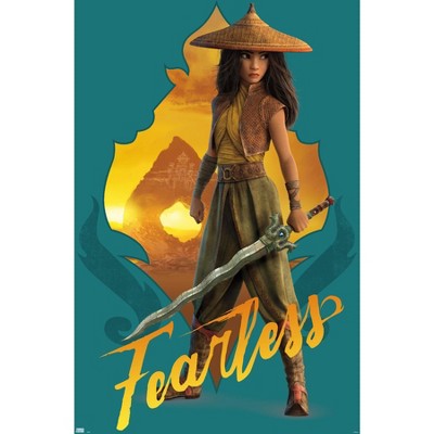 Trends International Disney Raya and the Last Dragon - Fearless Unframed Wall Poster Prints