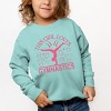 The Juniper Shop This Girl Loves Gymnastics Toddler Sweatshirt - 3 of 4