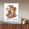 Courtside Market Dirty Boots Gallery-Wrapped Canvas - 2 of 4