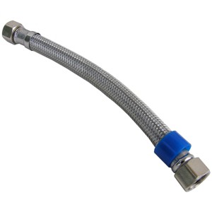 Lasco  3/8 In. F Compression Braided Stainless Steel Faucet Connector 0-2021 - 1 of 2